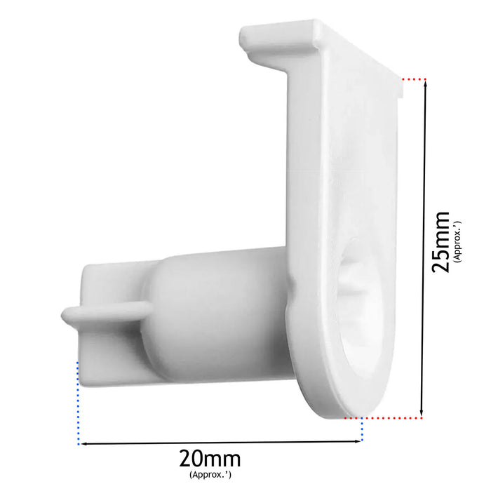 Door Hinge for Bosch Neff Siemens Fridge Freezer Support Socket 00169301 White x 2