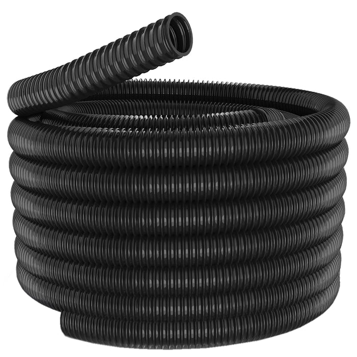 51mm Cable Conduit Flexible Tube Tidy Sleeving Organiser Black 10m