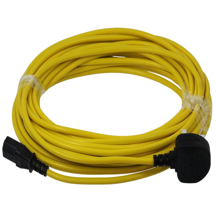 Mains Power Cable for Karcher Vacuum Cleaners T7/1 T9/1 T10/1 T12/1 12M UK Plug - 12 metres