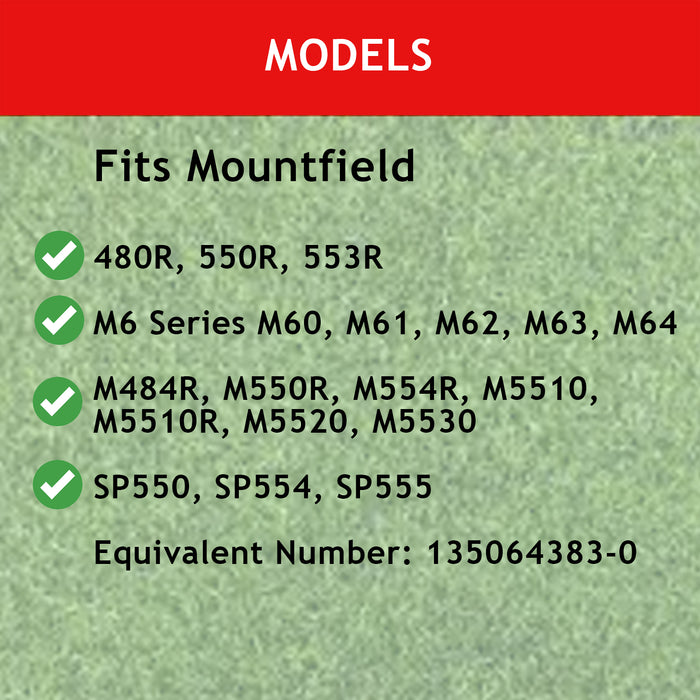 Mountfield Drive Belt Lawnmower 480R 550R 553R SP550 SP554 SP555 M484R M550R 135064383/0