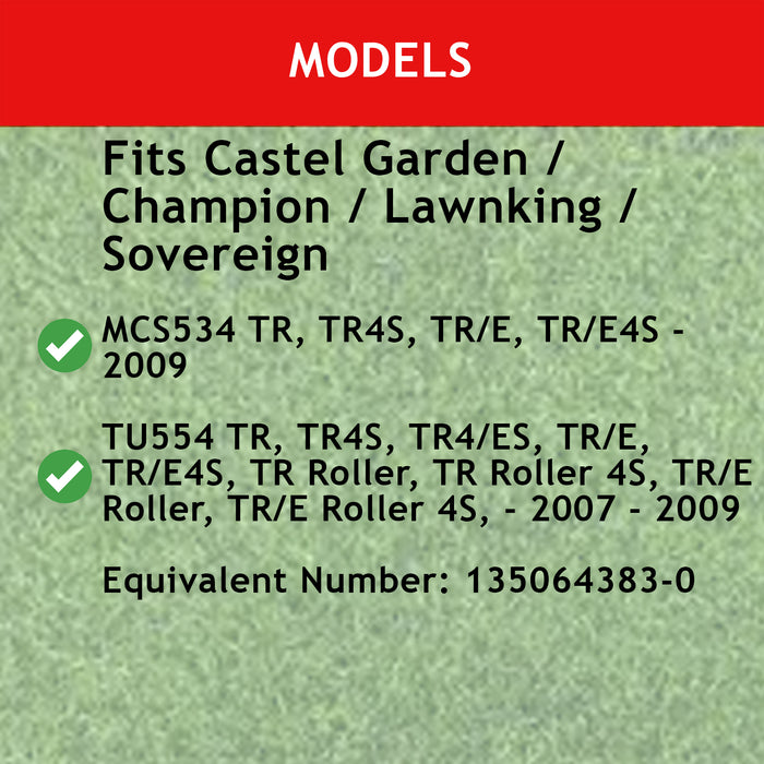 Castel Garden Drive Belt Lawnmower Champion Sovereign MCS534 TU554 TR TR4S TR/E 135064383/0