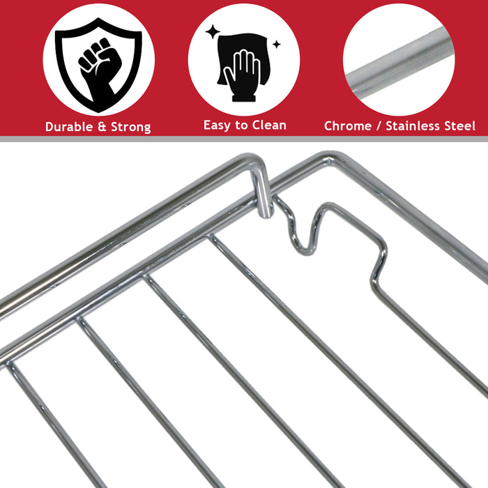 Shelf for Smeg Oven Wire Rack Chrome 460 x 355 mm Equiv' to 844091603