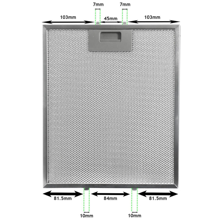 Filter for Ariston Cooker Hood Grease Metal Mesh for Cannon for Creda 305mm x 267mm