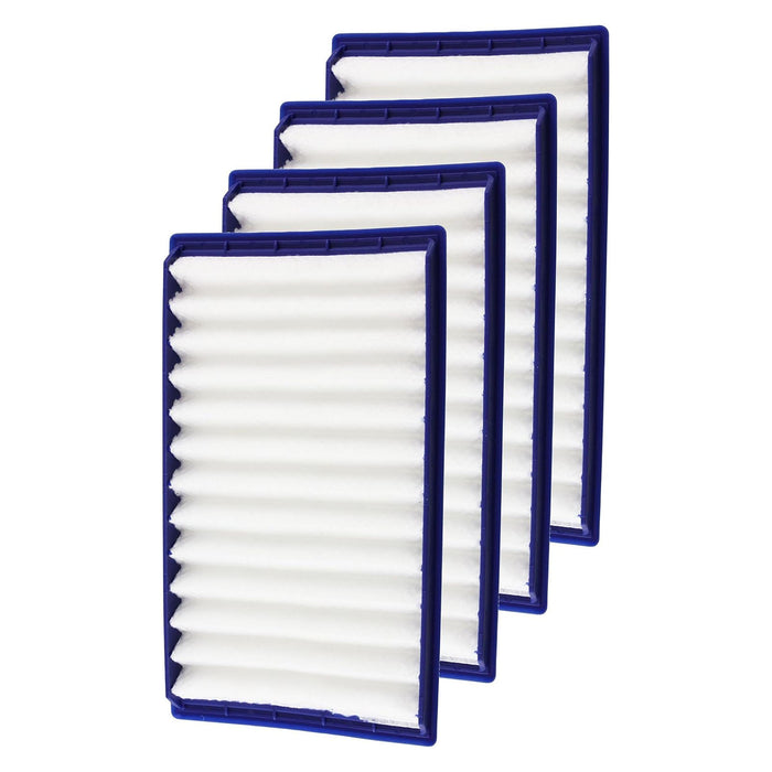 Washable H Level Filters for Dyson DC02 Vacuum Cleaners (Blue, Pack of 4)