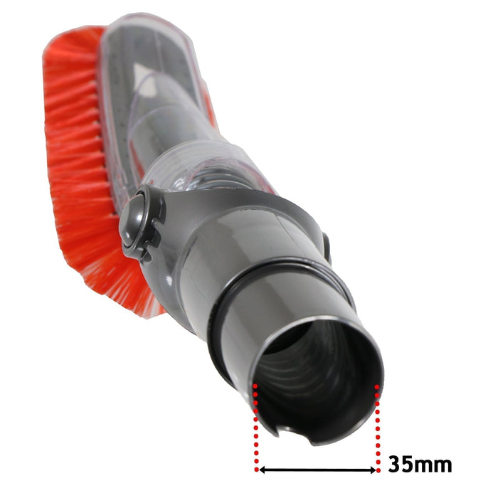 Soft Dusting Brush for Parkside Vacuum Cleaner Flexible Dust Attachment Tool (35mm)