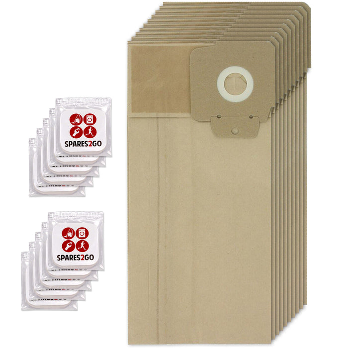 Dust Bags for Karcher CV30 CV38 CV48 Upright Paper Filter Vacuum Cleaner x 10 + Fresheners