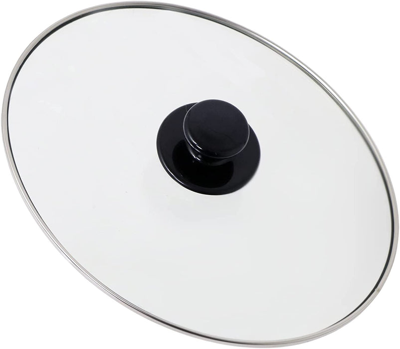 Universal Complete Oval Glass Lid & Knob Handle for 3.5L 5.5L Slow Cooker