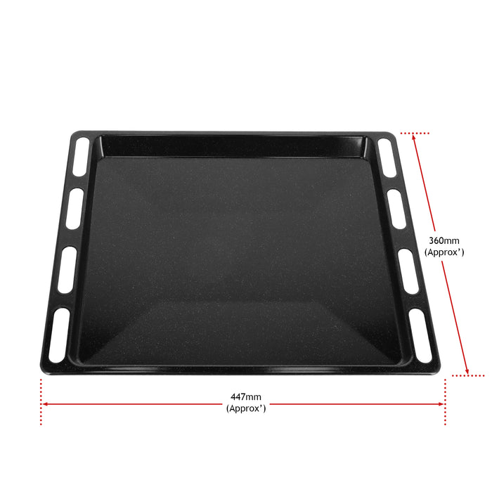 Oven Grill Tray Drip Pan UNIVERSAL C00137834 Full Width Bottom Base 447mm x 360mm