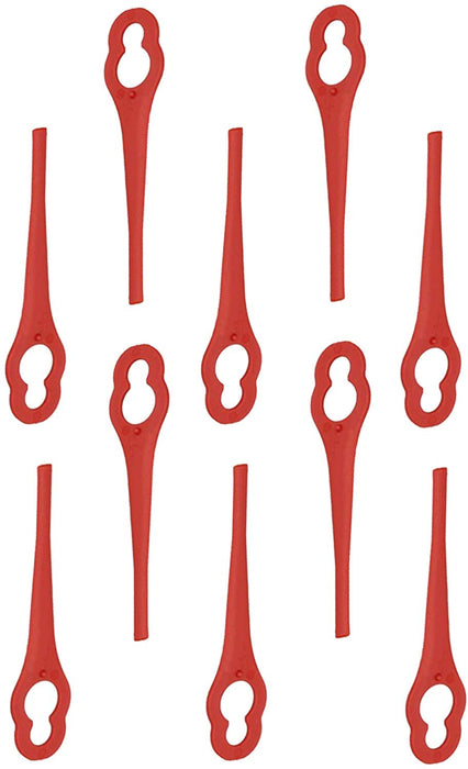 Red Plastic Blades for Terratek TTCGT18 TTCGT18-3 GGCGT18 Strimmer Trimmer x 20