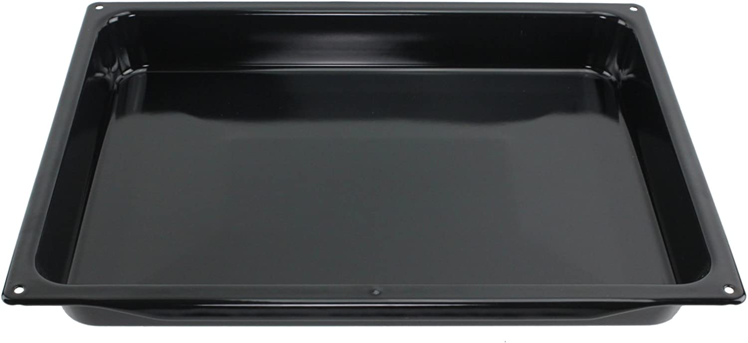 Large Vitreous Enamel Roasting Tin Oven Baking Tray Roaster Deep Non Stick Pan
