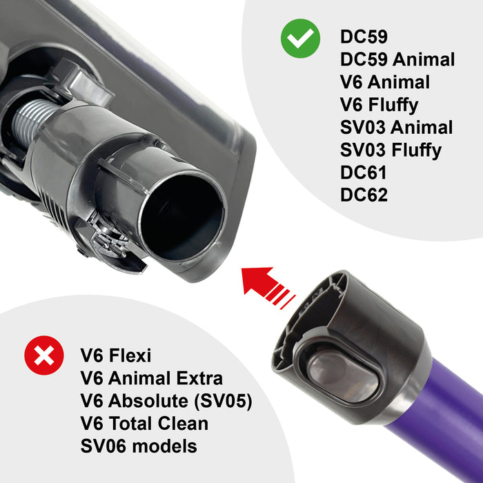Floor Brush for DYSON V6 SV03 Animal Fluffy Vacuum Motorhead Turbine Brush Head Tool 949852-05