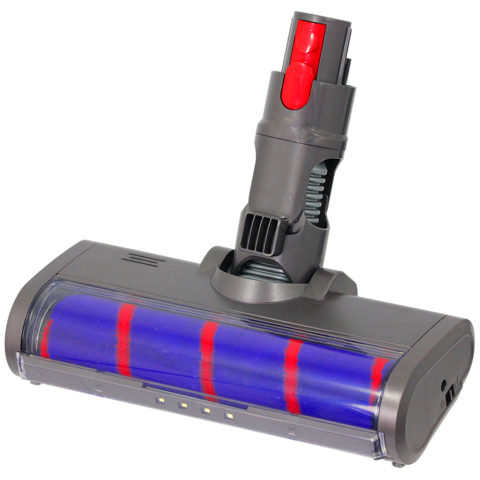 Soft Roller Brush Head Hard Floor Turbine Tool Compatible with Dyson V8 SV10 Vacuum Cleaner