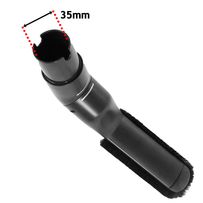 Universal Vacuum Cleaner Dusting Brush Blinds Attachment Flexible Dust Tool (35mm)