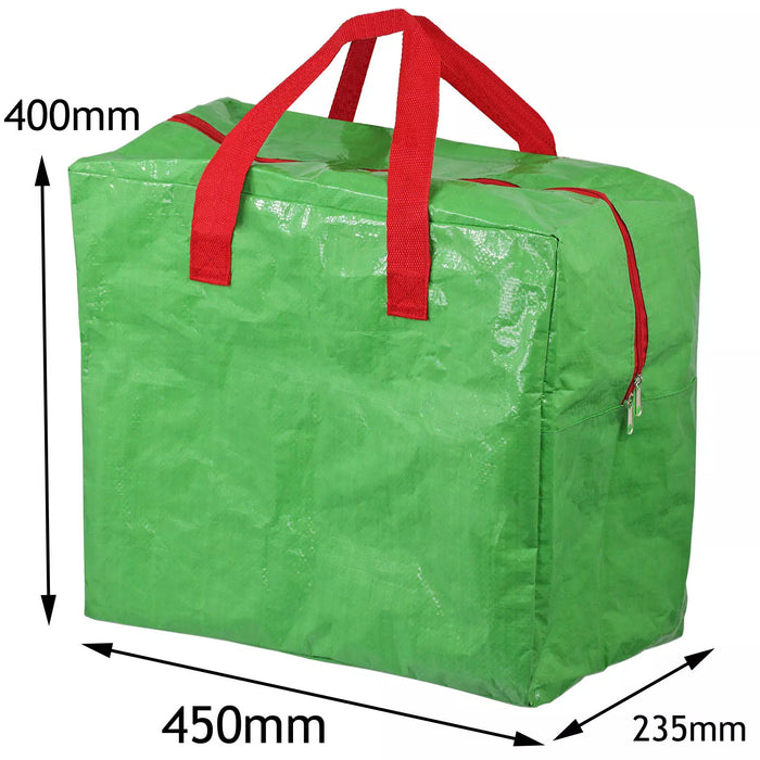 Christmas Present Display Bag Xmas Storage Tree Decoration Bags Red Green