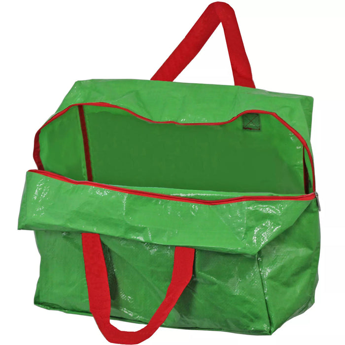 Christmas Present Display Bag Xmas Storage Tree Decoration Bags Red Green