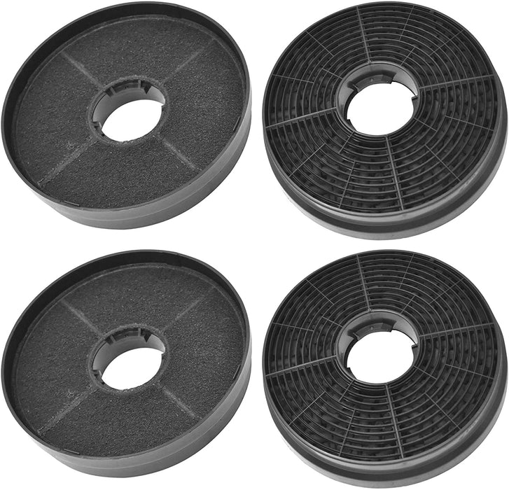 Cooker Hood Carbon Filter for Cookology CF100 Extractor Vent Fan (Pack of 4)