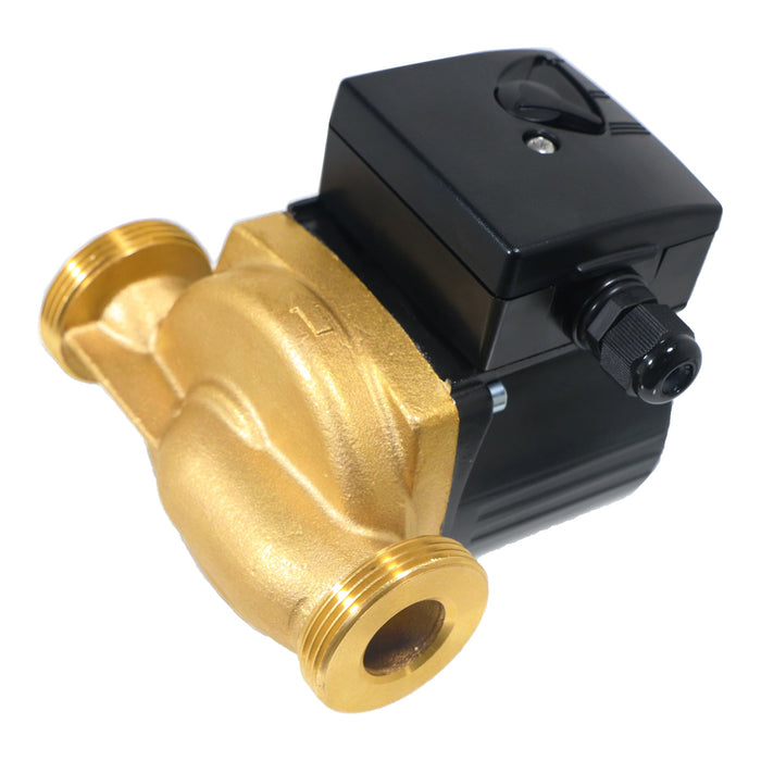 Hot Water Circulator Pump Universal Bronze Circulation System (45W, 230V, 50Hz, 130mm)