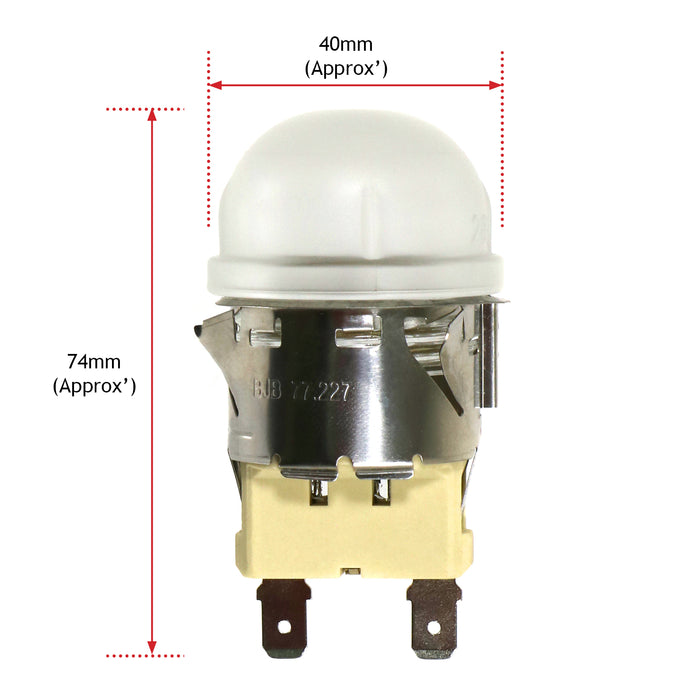 Oven Light NEFF SIEMENS BOSCH Genuine Bulb Slide and Hide 34mm HB6 B47-78