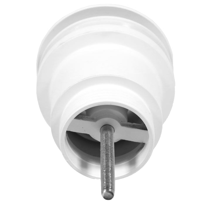 Clicker Basin Waste Plug 1 1/4" 60mm Click Clack Bathroom Sink Pop Up Push Dome (Matt White)