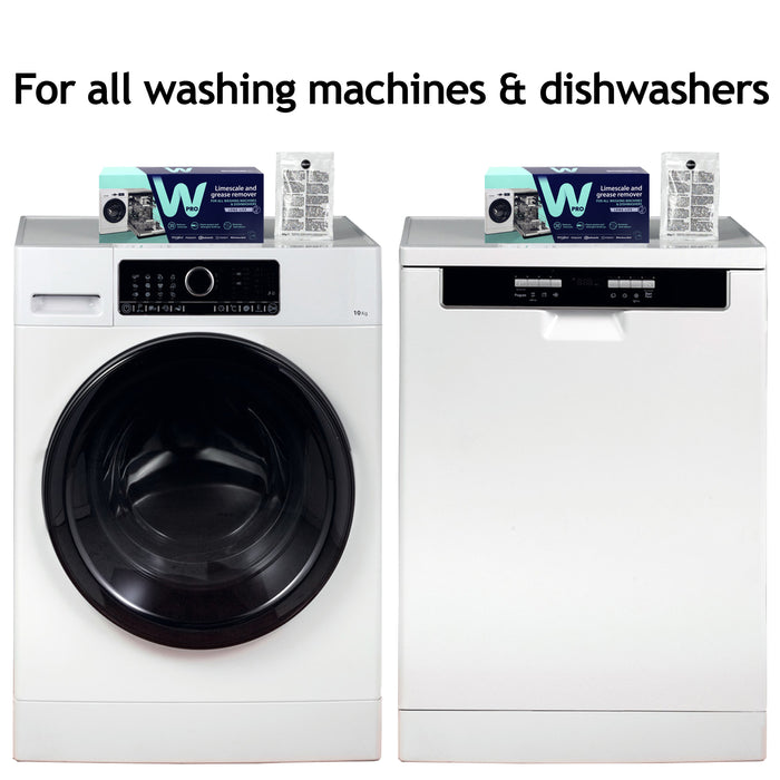 WPRO Universal Limescale & Detergent Remover For Dishwasher - 4 Packs of 12 - C00090908
