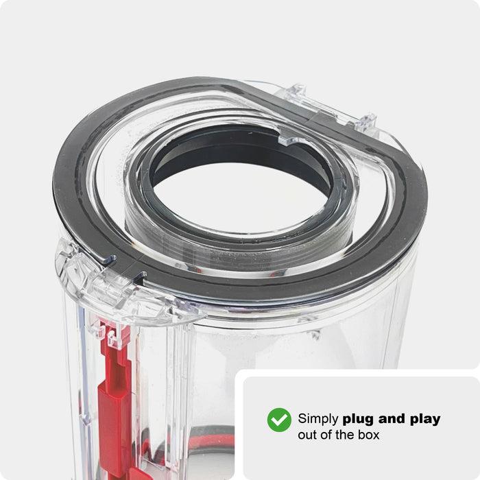 Big Dirt Bin + Runner for Dyson V10 SV12 Animal Absolute Total Clean Container