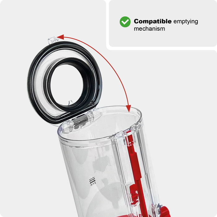 Big Dirt Bin + Runner for Dyson V10 SV12 Animal Absolute Total Clean Container