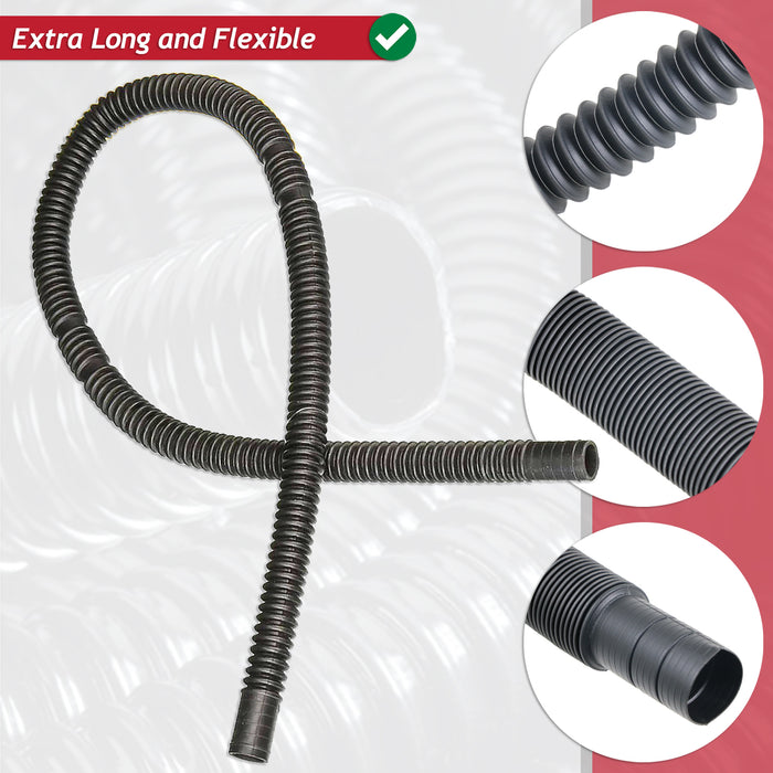 Universal Extra Long Bath Sink Overflow Tube Flexible Extendable Hose Pipe (405mm - 1.4m)