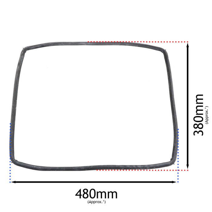 Hoover Oven Door Seal Main Gasket Candy Baumatic Haier 480 x 380 mm 42832275 42822687