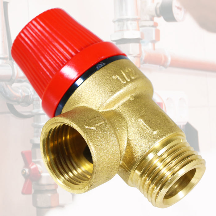 Pressure Relief Safety Valve for Ravenheat CSI 85 85T Boiler 3 Bar 1/2" BSP Male x Female Brass PRV