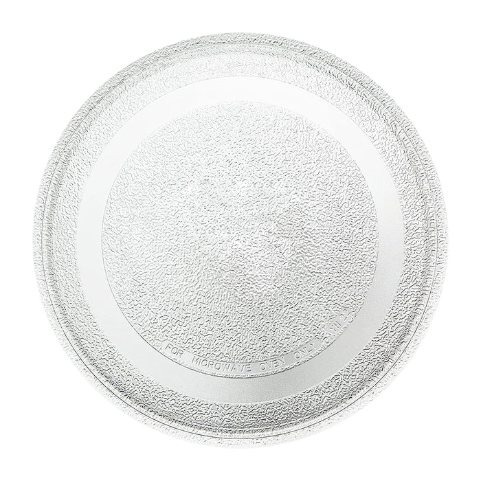 Universal Microwave Turntable Plate Smooth Flat Glass Dish Tray (9.65" / 24.5cm / 245mm)