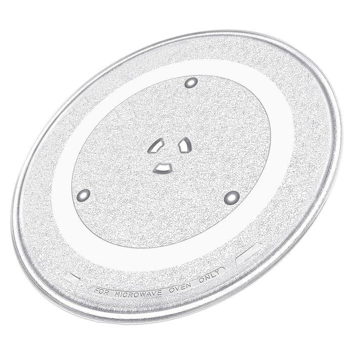 Universal Microwave Turntable Plate 6 Lug Fixing Y Type Glass Dish Tray (10" / 25.5cm / 255mm)