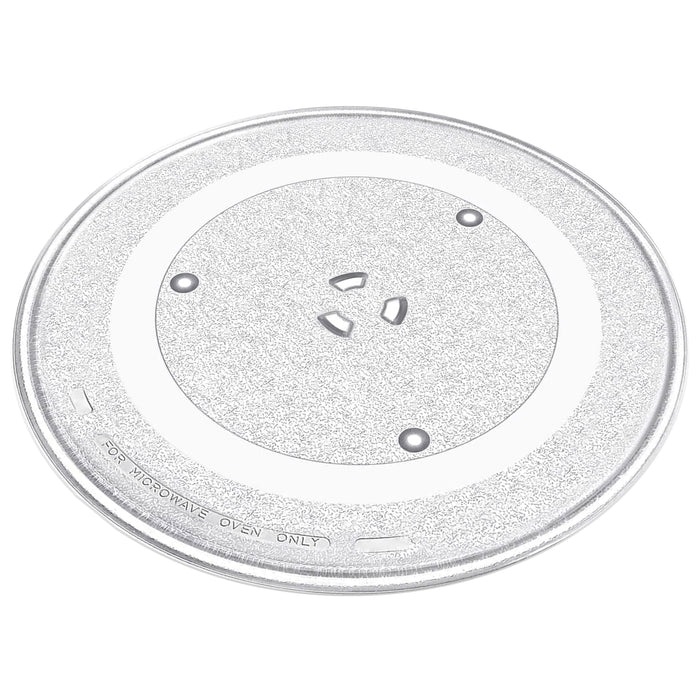 Universal Microwave Turntable Plate 6 Lug Fixing Y Type Glass Dish Tray (10" / 25.5cm / 255mm)