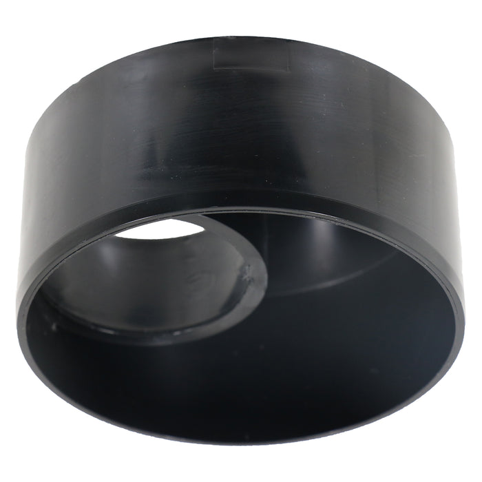 110mm to 56mm (50mm) Solvent Weld Soil System Waste Pipe Reducer Adaptor (Black)