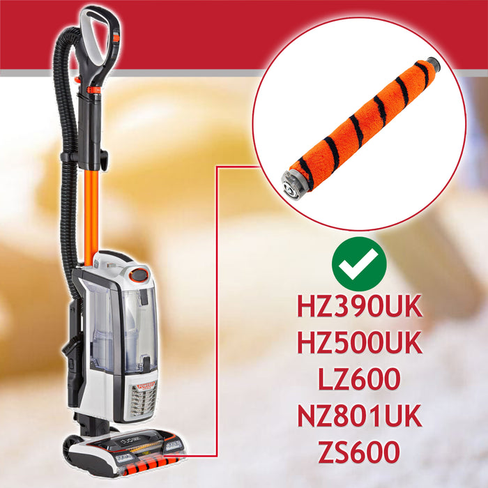 Soft Roller Brush for Shark HZ390UK HZ500UK LZ600 NZ801UK ZS600 Vacuum Cleaner Brushroll
