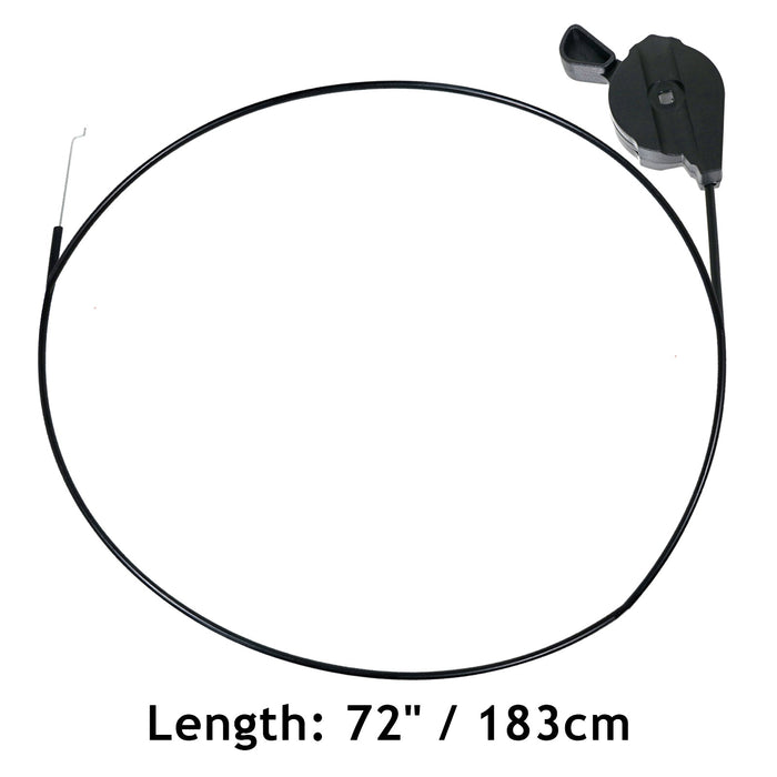 Throttle Cable for Briggs & Stratton Lawnmower Mower 72" 183cm Lever Control