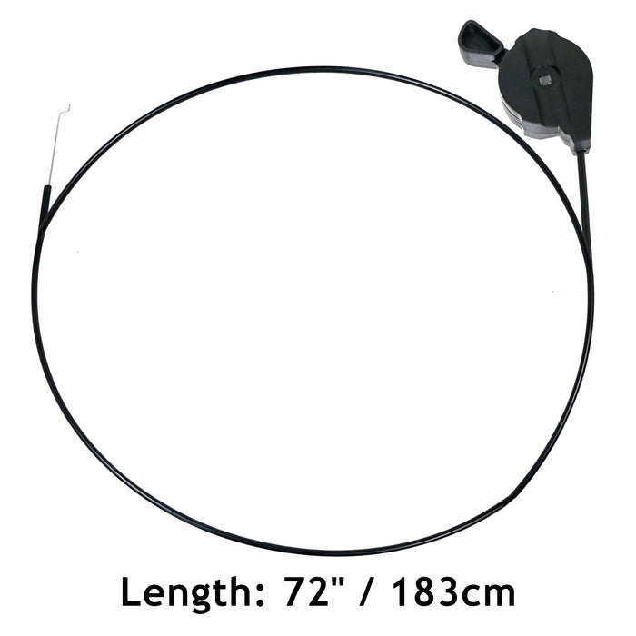 Throttle Cable and Lever Control 72" Universal Lawnmower Mower 183cm