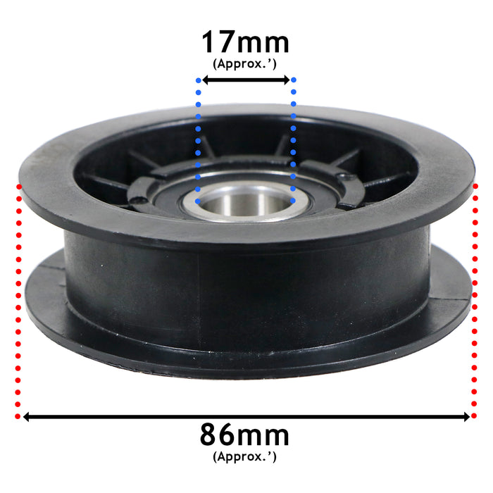 Pulley for Mountfield Lawnmower Tractor Flat Idler 125601554/0
