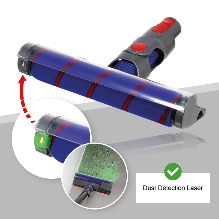 Brush Head for Dyson V11 Outsize V15 Detect Vacuum Cleaner Floor Soft Roller Laser