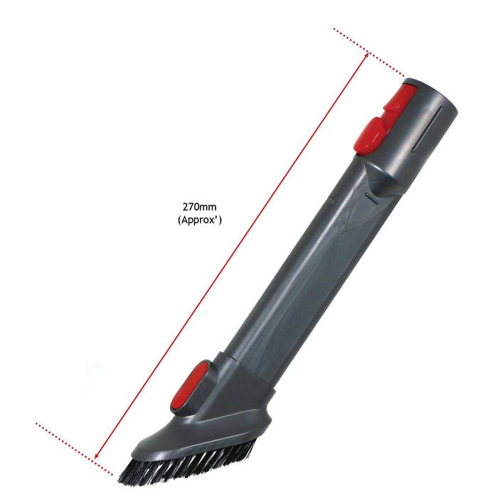 Crevice Tool Brush For DYSON V7 V8 V10 SV10 SV11 SV12 + 2.4m Flexible Extension