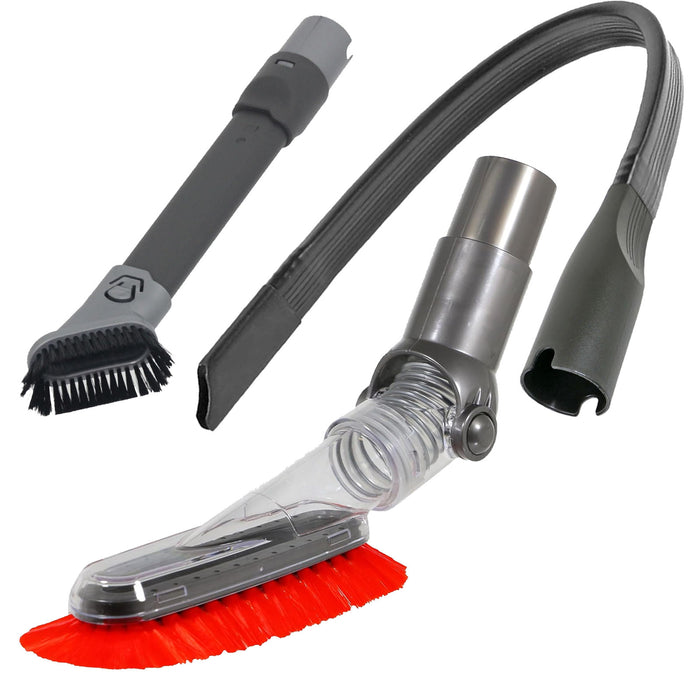 Flexible Crevice for Shark Vacuum HV300 HV320 NV340 NV480 NV600 NV680 NV800 2 in 1 Combination Soft Dusting Brush