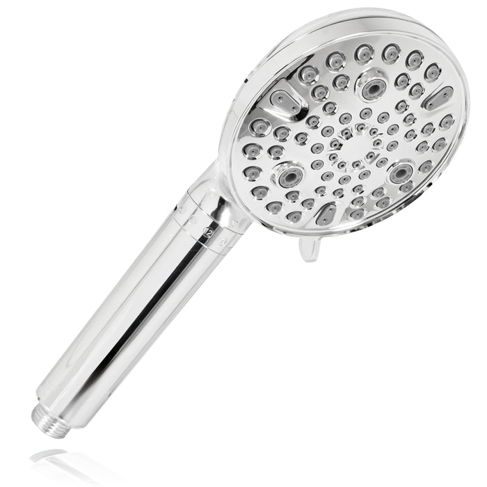 Shower Head and Filter Multi Function 9 Power Modes Massage Mist Chrome