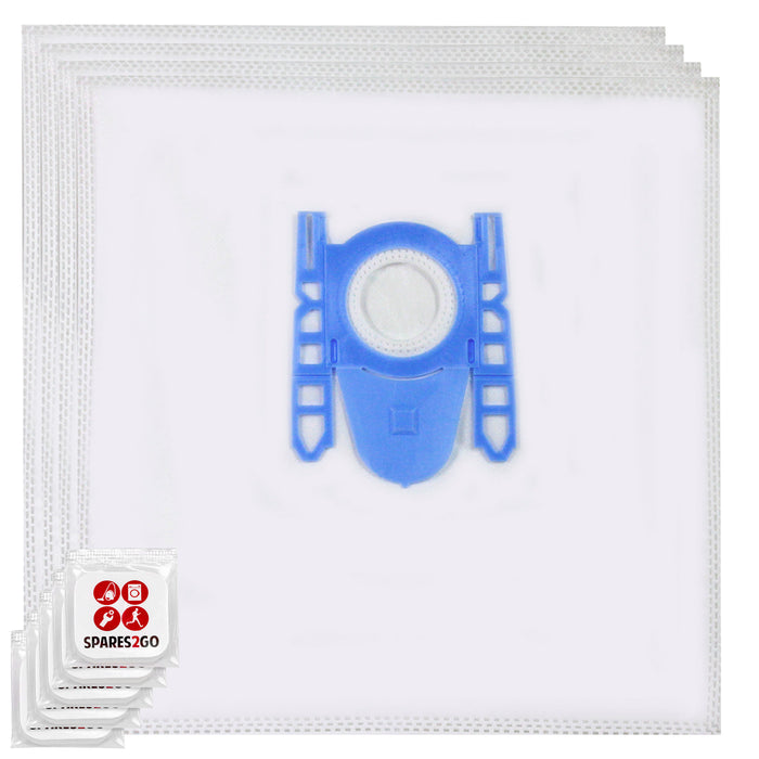 Micro Fleece Dust Bags for Bosch Vacuum Cleaners (Pack of 4 + Filter + Freshener Tabs)