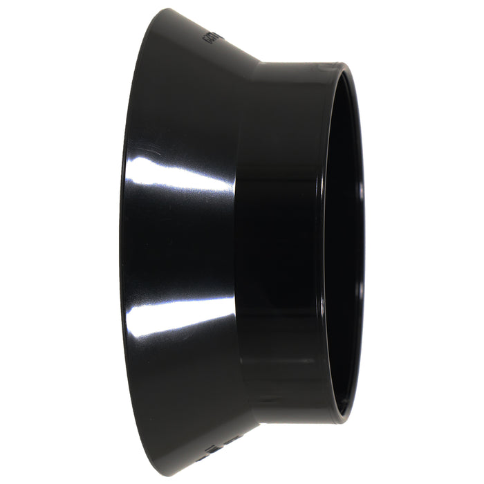 110mm Weathering Collar Soil Solvent Weld Pipe Roof Vent Sleeve Weather Skirt (Black)