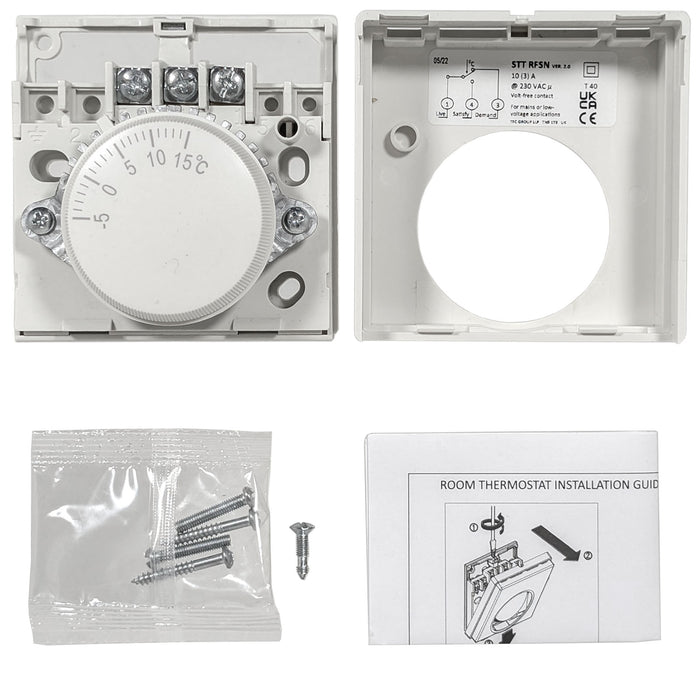 TOWER Frost Protection Thermostat Combi Boiler Heating Control Dial STTRFSN STAT