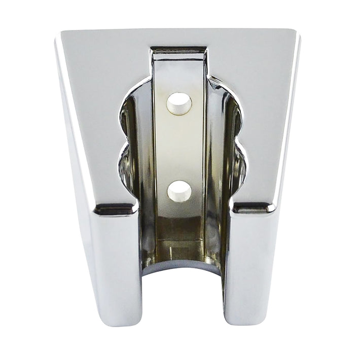 Wall Clamp for Aqualisa Shower Head Chrome Plated Silver Mounted Handset Holder Bracket
