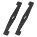 Metal Blade for Spear & Jackson S1232ER Lawnmower 32cm CY32 Powder Coated Steel Grass Cutter (Pack of 2)