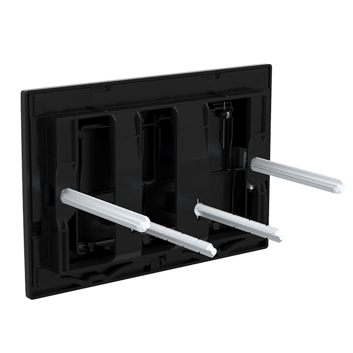 Luxury Concealed Toilet Cistern Flush Plate Kit for Wall Hung Frame (Matt Black, 245mm x 165mm)