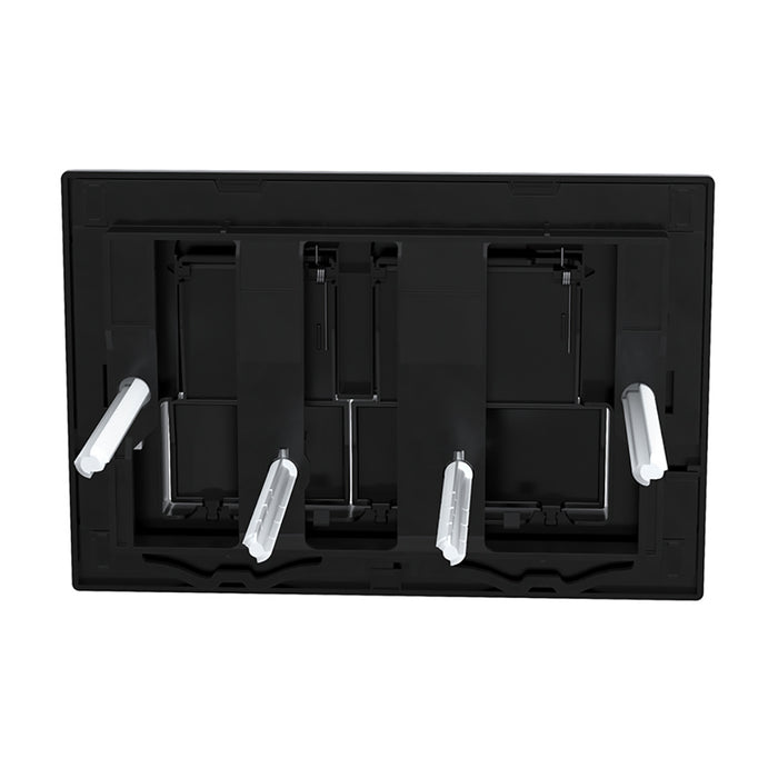 Luxury Concealed Toilet Cistern Flush Plate Kit for Wall Hung Frame (Matt Black, 245mm x 165mm)