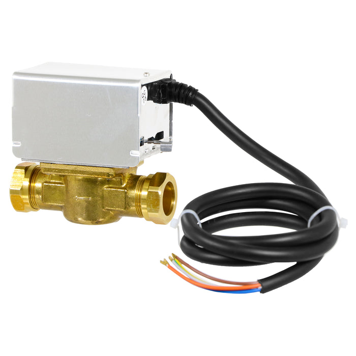 Tower 28mm 2 Port Motorised Zone Valve Central Heating / Boiler System Control VAL228MV