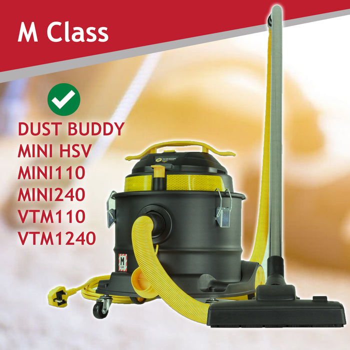 Bags for V-TUF Mini M Class Extractor Vacuum VTUF MINIHSV Dust Buddy VTM110 Bag (Pack of 20)